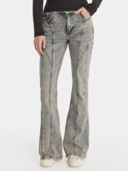 Guess Jeansy W6RA2 WD6671 Niebieski. Niebieskie jeansy damskie Guess, z aplikacjami, z bawełny. Za 599.99 zł.