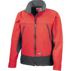 Kurtka Result Softshell Activity. Czarne kurtki męskie RESULT, l, bez wzorów, z elastanu, bez kaptura. Za 229.35 zł.