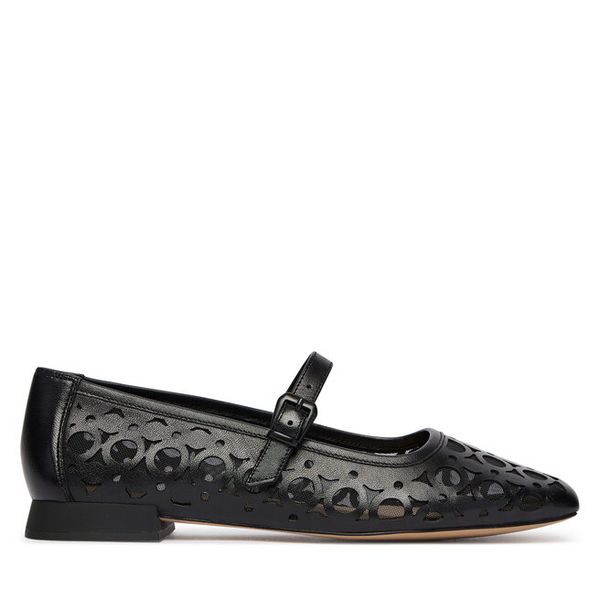 Baleriny Caprice. Czarne balerinki damskie Caprice, bez wzorów, bez obcasa, bez zapięcia. Za 265.99 zł.