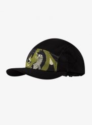 Czapka z daszkiem Buff 5 Panel go Cap. Czarne czapki damskie Buff, bez wzorów, z elastanu. Za 159.49 zł.