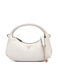 Guess Torebka Gilda Mini HWZG97 47730 Kremowy. Białe torebki do ręki damskie Guess, z aplikacjami, ze skóry, bez dodatków. Za 494.99 zł.