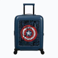Walizka podróżna American Tourister Dashpop Disney 47. Niebieskie walizki damskie American Tourister, bez wzorów, z materiału, duże. Za 619.99 zł.