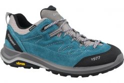 Buty trekkingowe męskie, Grisport Scarpe. Niebieskie trekkingi męskie Grisport, z materiału, przed kostkę, bez zapięcia. Za 329.99 zł.