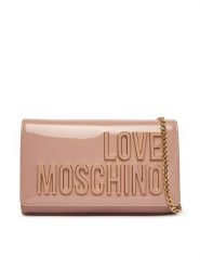 LOVE MOSCHINO Torebka JC4251PP0OKE160A Różowy. Czerwone torebki do ręki damskie Love Moschino, bez wzorów, ze skóry, bez dodatków. Za 647.99 zł.