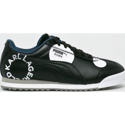 Puma - Buty Roma Polkadot x Karl Lagerfeld. Czarne obuwie sportowe damskie Puma, bez wzorów, z gumy, bez zapięcia, Adidas Advantage, climacool (adidas). W wyprzedaży za 379.90 zł.