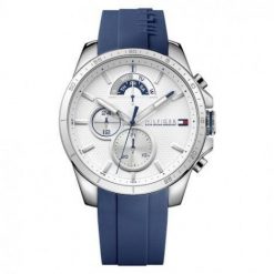 Zegarek Tommy Hilfiger Męski Zegarek Decker 1791349 Sportowy Chronograf. Zegarki męskie Tommy Hilfiger, bez wzorów. Za 356.99 zł.