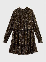 Scotch & Soda Sukienka codzienna 168914 Czarny Regular Fit. Czarne sukienki damskie Scotch & Soda, na co dzień, xs, bez wzorów, z wiskozy, bez kołnierzyka, bez ramiączek, proste. Za 619.99 zł.
