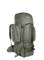 Plecak trekkingowy Tatonka Akela 45 - stone grey/olive. Szare plecaki męskie Tatonka, bez wzorów, z materiału, klasyczne. Za 758.99 zł.