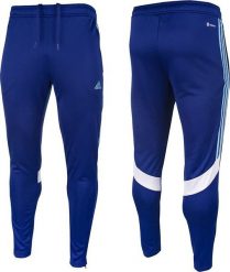 Adidas Spodnie męskie adidas Tiro niebieskie HS7489 2XL. Niebieskie spodnie sportowe męskie Adidas, m, bez wzorów. Za 222.25 zł.