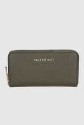 VALENTINO Zielony portfel Ring Re. Zielone portfele damskie Valentino by Mario Valentino. W wyprzedaży za 199.99 zł.