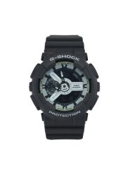 G-Shock Zegarek Hidden Glow GA-110HD-8AER Szary. Szare, analogowe zegarki męskie G-Shock, bez wzorów. Za 569.99 zł.