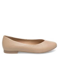 Baleriny Lasocki. Brązowe balerinki damskie Lasocki, bez wzorów, bez obcasa, bez zapięcia. Za 149.99 zł.