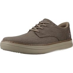 Buty SKECHERS HYLAND JUSTINO Brązowy. Brązowe buty zimowe męskie Skechers, bez wzorów, z tkaniny, bez obcasa, bez zapięcia. Za 364.99 zł.
