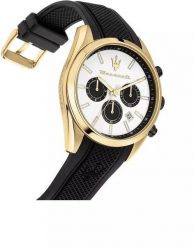 Zegarek Maserati Zegarek Męski Maserati Attrazione R8851151001 (Koperta 44mm). Zegarki męskie maserati, bez wzorów. Za 656.99 zł.