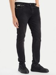 Calvin Klein Jeans Jeansy LV04RG713G Czarny Slim Fit. Czarne jeansy męskie Calvin Klein Jeans, z jeansu. Za 409.99 zł.
