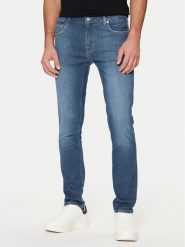 Guess Jeansy M5RAN1 D5KS1 Niebieski Skinny Fit. Niebieskie jeansy męskie Guess, z bawełny. Za 279.99 zł.