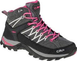 Buty trekkingowe damskie CMP Rigel Mid Wmn Trekking Shoes Wp Grey/Fuxi r. 40. Szare obuwie trekkingowe damskie CMP, bez zapięcia. Za 398.37 zł.