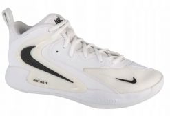 Buty siatkarskie Nike Air Zoom HyperSet 2 43 białe. Białe buty sportowe męskie Nike, bez wzorów, bez zapięcia. Za 416.27 zł.