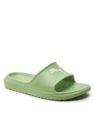 Puma Klapki Divecat V2 386713-14 Zielony. Zielone klapki damskie Puma, bez wzorów, z syntetyku, bez zapięcia. Za 69.99 zł.
