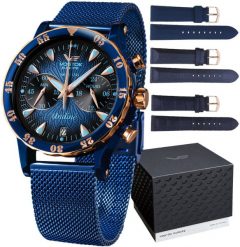 Zegarek damski Vostok Europe VK64-515E628B1 niebieski. Niebieskie zegarki damskie Vostok Europe. Za 3,237.61 zł.