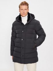 Hetregó Kurtka puchowa Joseph 8K435R 23WU07 Czarny Regular Fit. Czarne kurtki męskie HETREGO, m, bez wzorów, z puchu, bez kaptura. Za 4,039.00 zł.