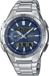 Zegarek Casio Zegarek męski Casio WVA-M650D-2AER srebrny. Szare zegarki męskie Casio, bez wzorów, srebrne. Za 668.39 zł.