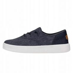 HeyDude Damskie Trampki Conway Craft Linen. Niebieskie trampki i tenisówki damskie Hey dude, bez wzorów, z materiału, bez zapięcia. Za 179.00 zł.