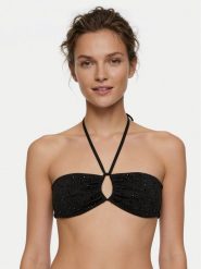 Guess Góra od bikini E6GJ35 MC040 Czarny. Czarne bikini Guess, l, z aplikacjami, z syntetyku. Za 369.99 zł.