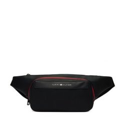 Nerka Tommy Hilfiger. Czarne saszetki i nerki męskie Tommy Hilfiger, bez wzorów. Za 329.99 zł.