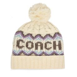 Czapka Coach. Czapki damskie Coach, na zimę, bez wzorów. Za 329.99 zł.