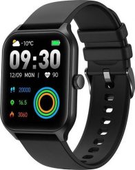 Smartwatch Colmi P60 Czarny (P60Black). Czarne zegarki smartwatch Colmi, bez wzorów. Za 85.90 zł.