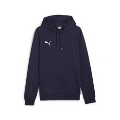 Bluza z kapturem Puma Teamgoal Casuals. Niebieskie bluzy męskie Puma, bez wzorów, z kapturem, do piłki nożnej. Za 166.25 zł.