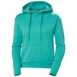 Bluza damska z kapturem Helly Hansen Lifa Tech Lite. Zielone bluzy damskie Helly Hansen, bez wzorów, sportowe, bez ramiączek, z kapturem. Za 401.50 zł.