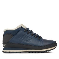 Trzewiki New Balance. Niebieskie botki męskie New Balance, bez wzorów, bez obcasa, bez zapięcia. Za 599.99 zł.