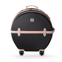 Walizka średnia Semi Line. Czarne walizki damskie Semi-line, bez wzorów, średnie. Za 229.99 zł.