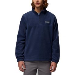 Bluza polarowa COLUMBIA STEENS MOUNTAIN HALF ZIP Niebieski. Niebieskie bluzy sportowe męskie Columbia, bez wzorów, z polaru, bez kaptura, trekkingowe. Za 237.06 zł.