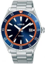 Zegarek męski Lorus RS953DX9 srebrny. Szare zegarki męskie Lorus, bez wzorów, srebrne. Za 329.00 zł.