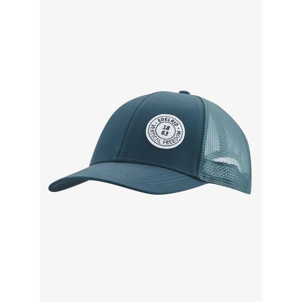 Czapka z daszkiem Edelrid The Face Cap - blueberry. Zielone czapki damskie EDELRID, bez wzorów, sportowe. Za 114.99 zł.