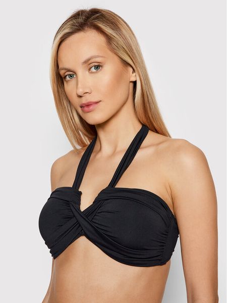 Seafolly Góra od bikini Halter 33816-942 Czarny. Czarne bikini Seafolly, bez wzorów, z syntetyku. Za 359.99 zł.