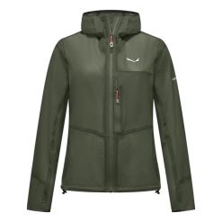 Damska kurtka wodoodporna Salewa Pedroc 2 Ptx 2.5 Light. Zielone kurtki sportowe damskie Salewa, xl, bez wzorów, bez ramiączek, trekkingowe. Za 839.00 zł.