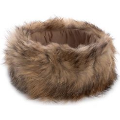 Komin TWINSET - Collo AA7P7A Bic. Hone 01210. Brązowe szaliki damskie Twinset, bez wzorów, ze skóry. W wyprzedaży za 519.00 zł.