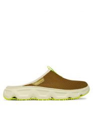 Salomon Klapki Reelax Slide 6.0 L47994300 Zielony. Zielone klapki męskie Salomon, bez wzorów, z materiału, bez zapięcia. Za 319.99 zł.