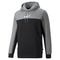 Bluza sportowa męska Puma 84903601. Czarne bluzy sportowe męskie Puma, l, bez wzorów, z dżerseju, z kapturem, na jogę i pilates. Za 279.00 zł.