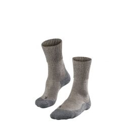 Skarpetki Falke TK1 Wool. Brązowe skarpety męskie Falke, bez wzorów, z poliamidu. Za 176.50 zł.