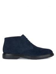 Geox Trzewiki U Ottavio U16DCB 00022 C4002 Granatowy. Niebieskie botki męskie Geox, bez wzorów, ze skóry, bez obcasa, bez zapięcia. Za 369.99 zł.