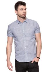 KOSZULA MĘSKA KRÓTKI RĘKAW WRANGLER SS 1 PKT SHIRT PEACOAT BLUE W58604M49 112129484. Niebieskie koszule męskie Wrangler, l, bez wzorów, z materiału, bez kołnierzyka, bez ramiączek. Za 139.99 zł.