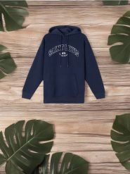 Bluza z kapturem - granatowy. Niebieskie bluzy damskie Sinsay, l, bez wzorów, bez ramiączek, z kapturem. W wyprzedaży za 25.99 zł.