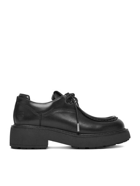 G-Star Raw Półbuty CEO-OLCAY-30309 Czarny. Czarne półbuty damskie G-Star Raw, bez wzorów, ze skóry, retro, bez obcasa, na płaskiej podeszwie, bez zapięcia. Za 399.99 zł.