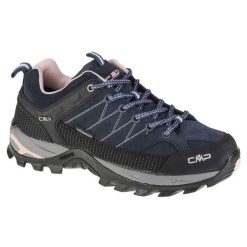 Buty trekkingowe damskie, Rigel Low. Czarne obuwie trekkingowe damskie CMP, z materiału, bez zapięcia. Za 329.00 zł.