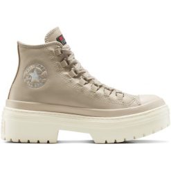Adidasy Converse Chuck Taylor All Star Lugged Heel, Kobiety. Brązowe obuwie sportowe damskie Converse, bez wzorów, ze skóry ekologicznej, bez zapięcia. Za 690.00 zł.